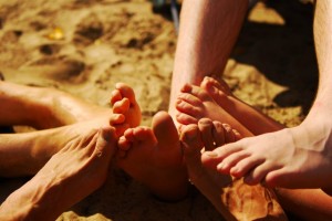 Laufwissen 8 Dakten Füße im Sand