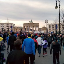 Pariser Platz und Brandenburger Tor - Naujahrslauf Berlin
